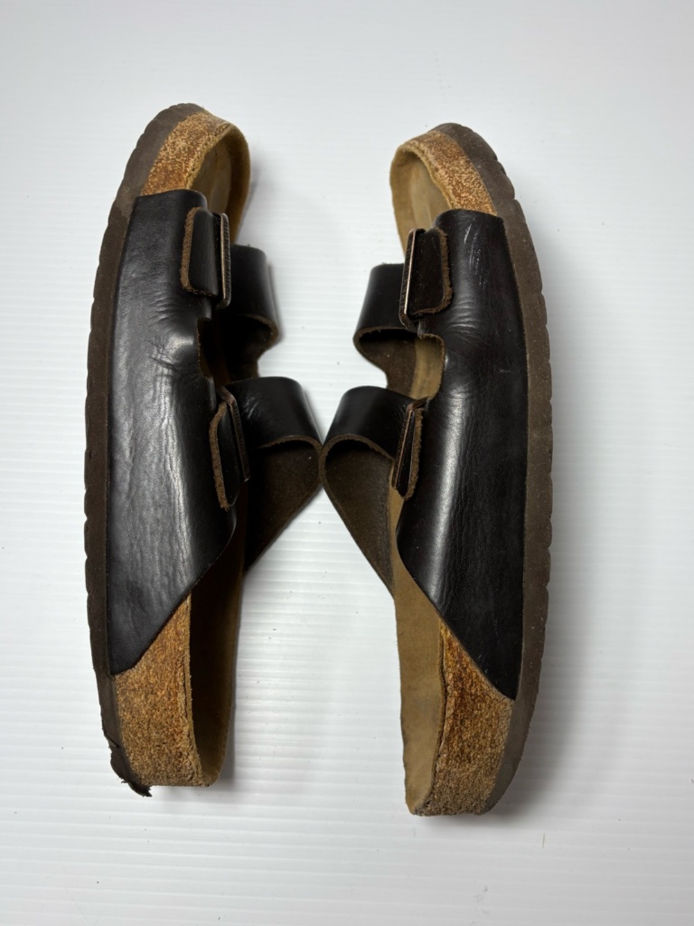 Birkenstock Arizona Sandals - Habana Brown Leather  (unisex) - Picture 4 of 6